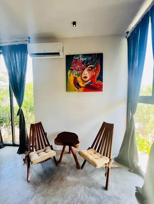 Lush Tulum Jungle Penthouse With Ensuite Rooftop Pool & Highspeed Wifi Balcheil 0*,  墨西哥