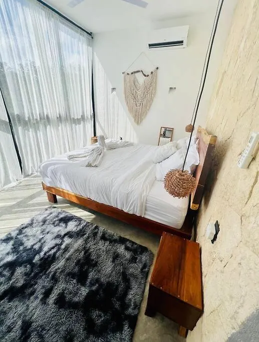 Lush Tulum Jungle Penthouse With Ensuite Rooftop Pool & Highspeed Wifi Balcheil Apartment