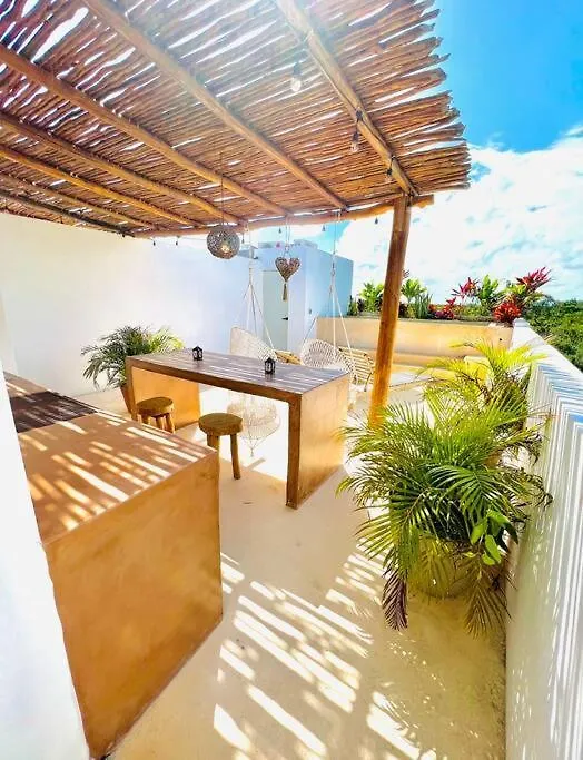 Lush Tulum Jungle Penthouse With Ensuite Rooftop Pool & Highspeed Wifi Balcheil 0*,
